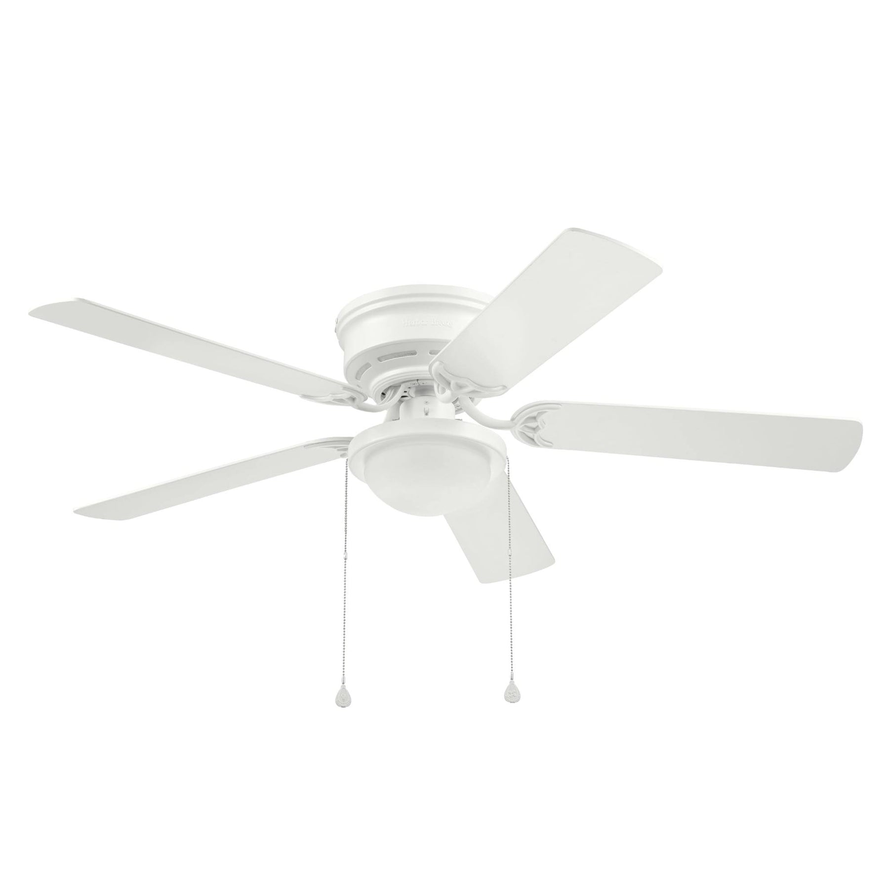Harbor Breeze Armitage 52-in White LED Indoor Flush Mount Ceiling Fan with Light (5-Blade) 42600 - Product image 1