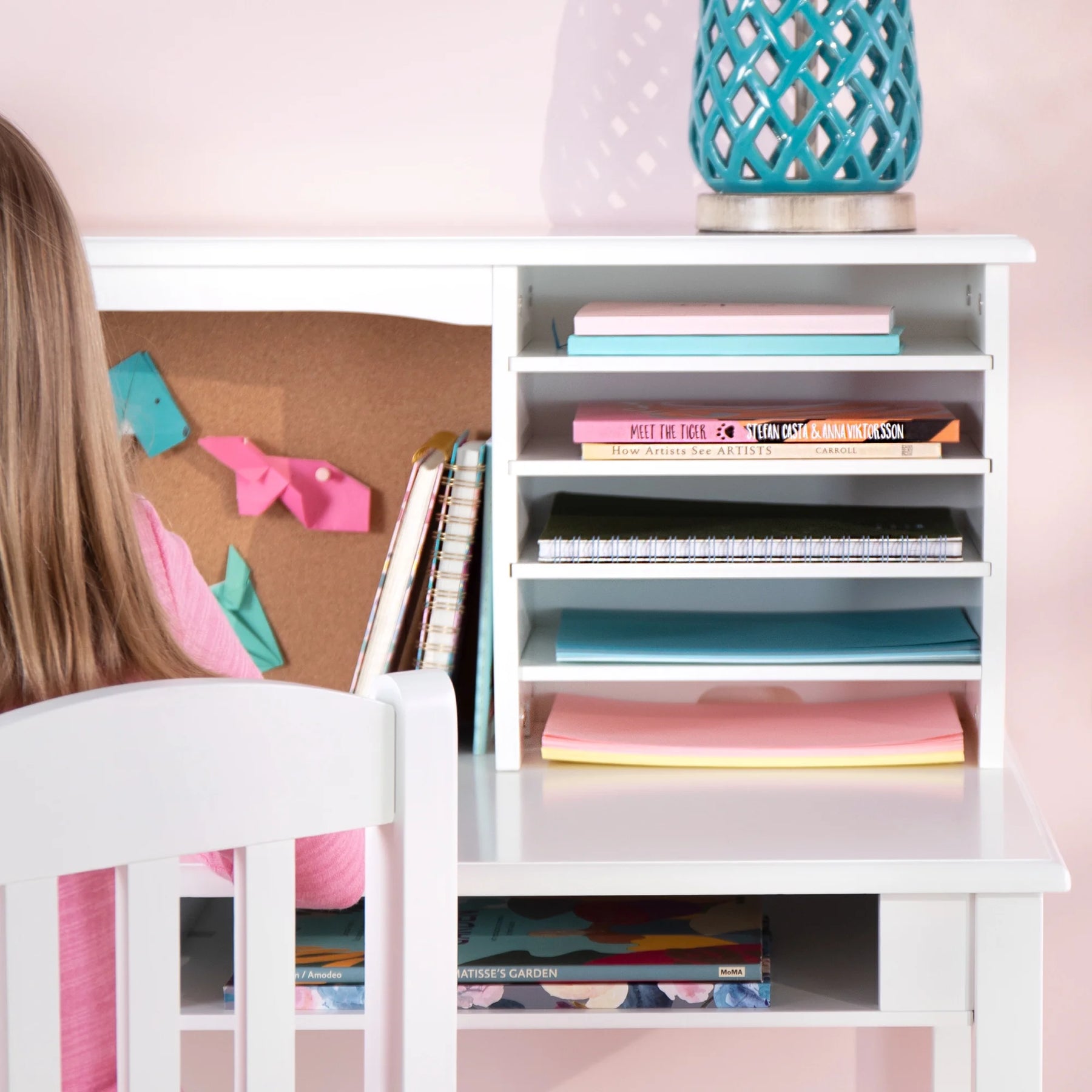 Guidecraft Kids Media Desk and Chair Set - Gray: Kids Desk and Chair Set - Product image 26