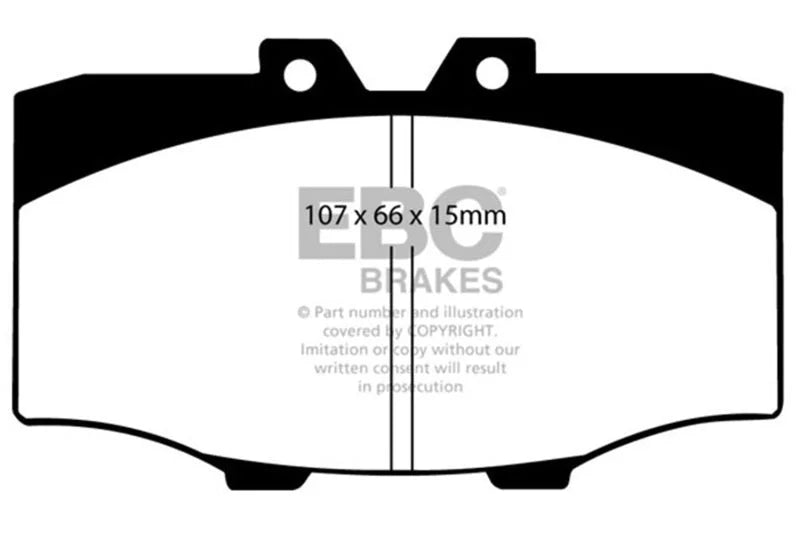 EBC - Front Yellowstuff Pad PN DP4380R