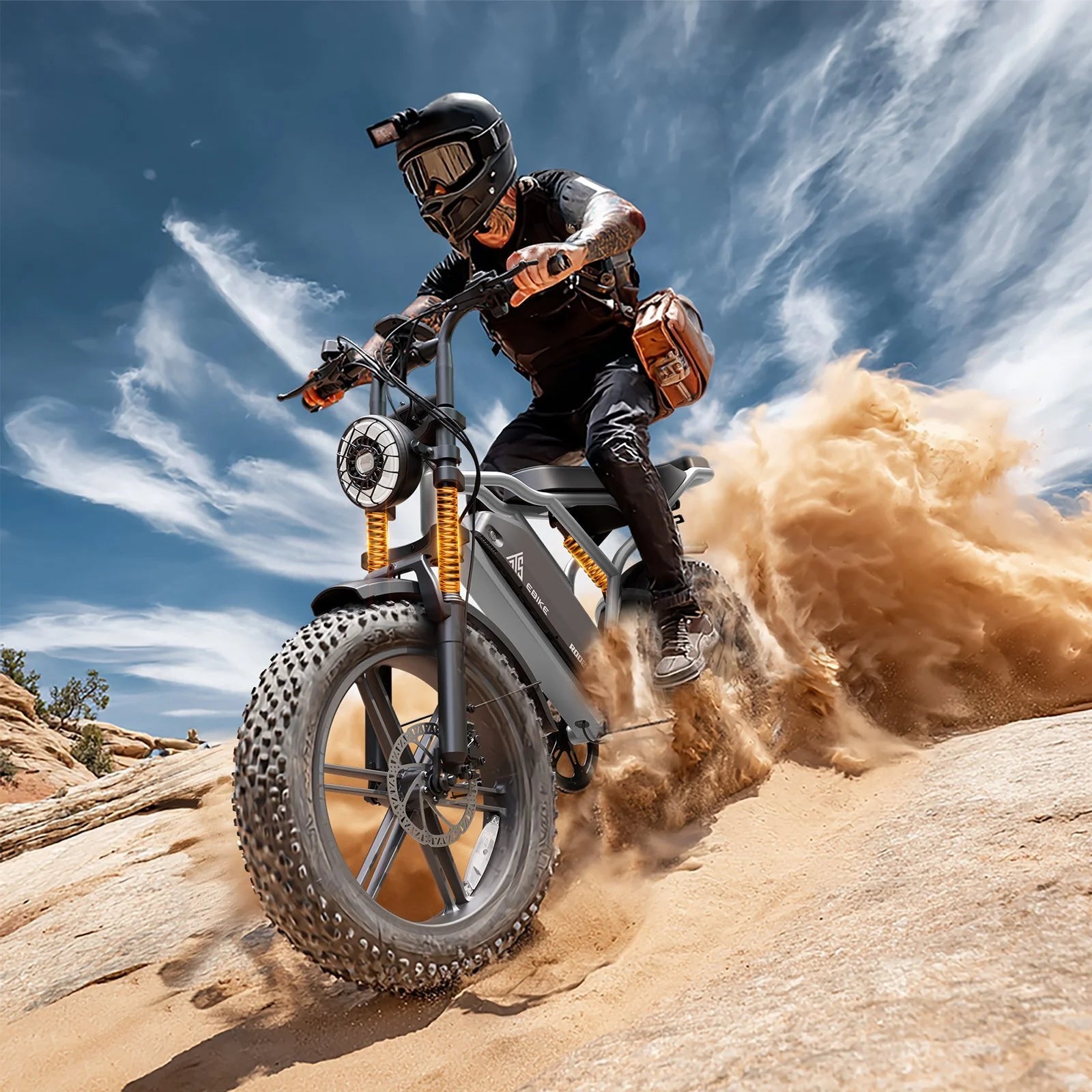 TST Electric Bike for Adults, 750W Peak 1500W Motor, 20"x4" Fat Tire, E Mountain Bike, 48V/15AH UL2849 - Product image 29