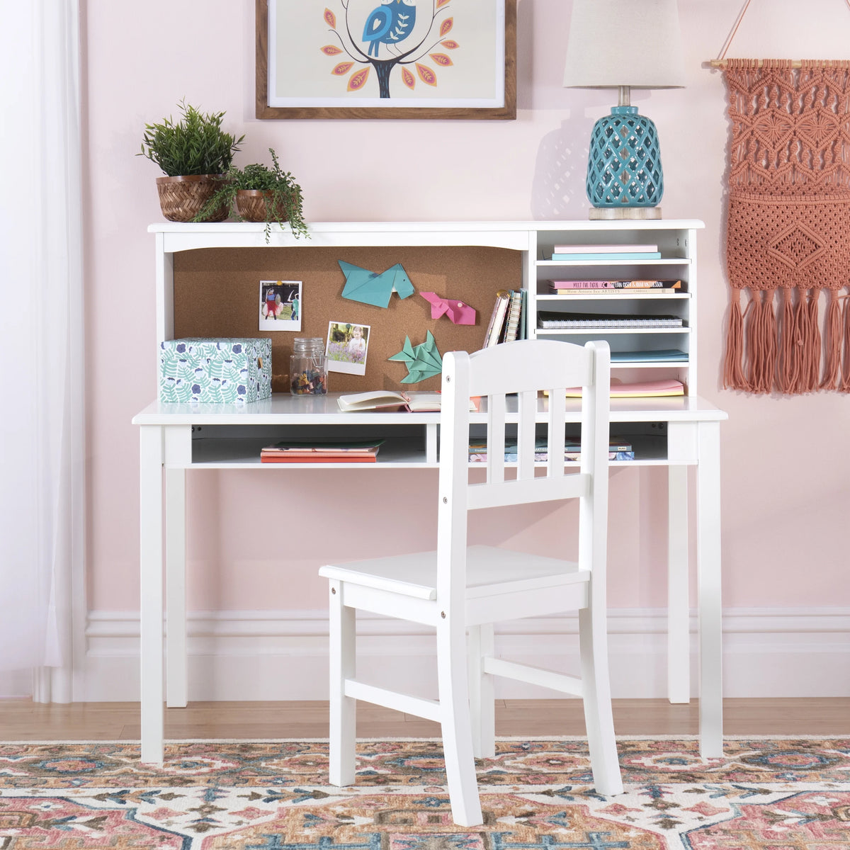 Guidecraft Kids Media Desk and Chair Set - Gray: Kids Desk and Chair Set - Product image 27