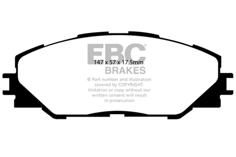 EBC - Front Yellowstuff Pad PN DP41792R