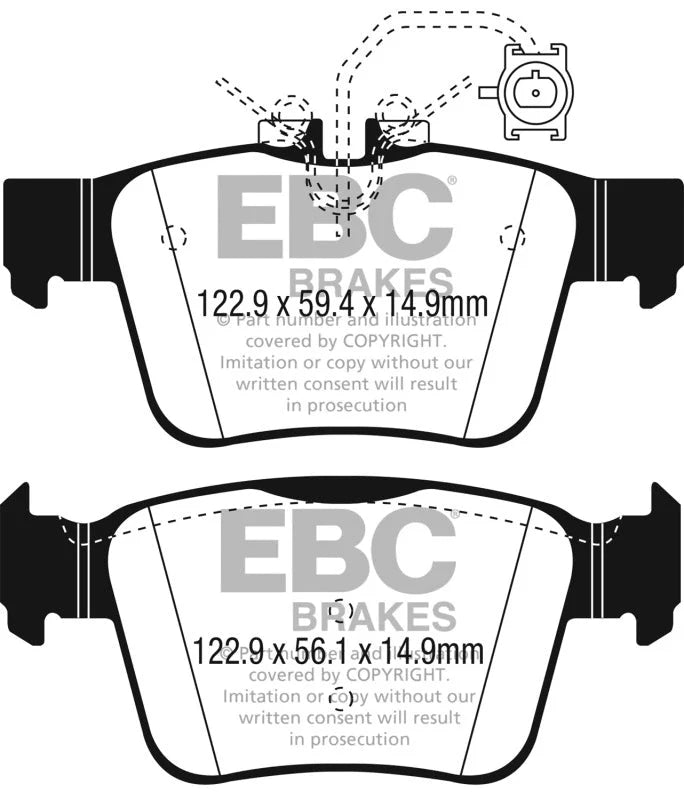 EBC - Rear Yellowstuff Pad PN DP42315R