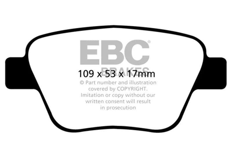 EBC - Rear Greenstuff Pad PN DP22075