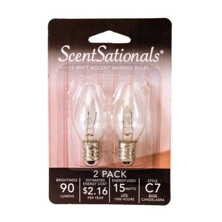 Scentsationals 15W Light Bulbs, 2pk - Product image 1