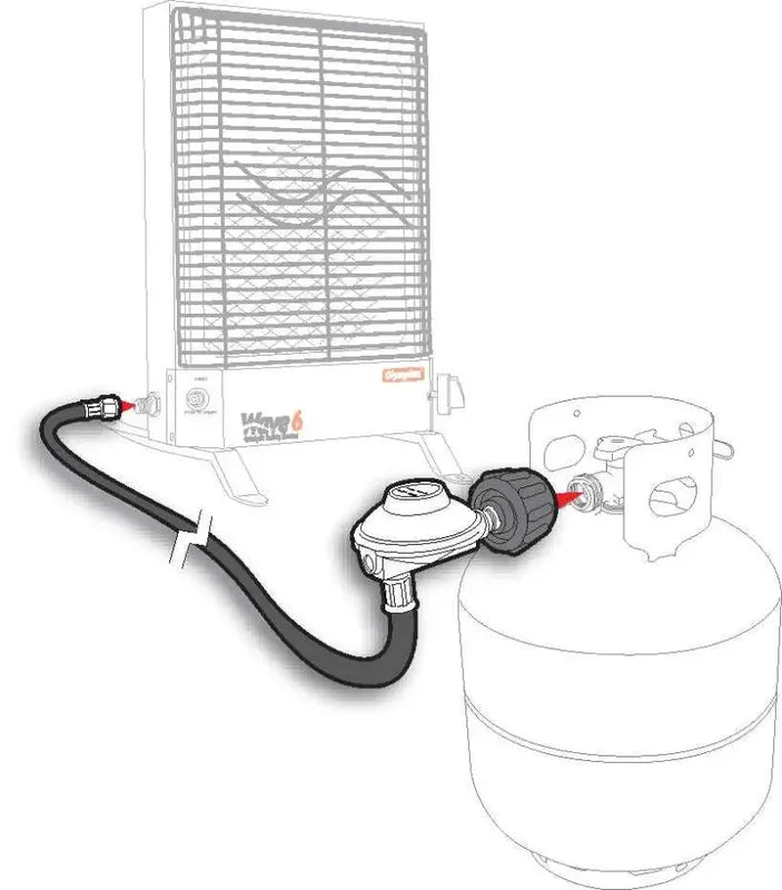 57704 Camco Propane Regulator Without Shut Off Valve