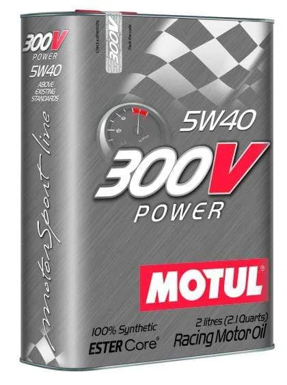Motul 300V POWER 5W40 - 2L - Racing Engine Oil