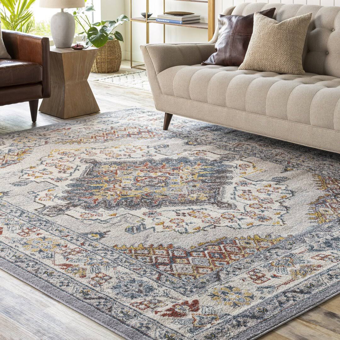 Flatiron Oriental Gray Area Rug Langley Street Rug Size: Rectangle 5'2" x 7' - Product image 1