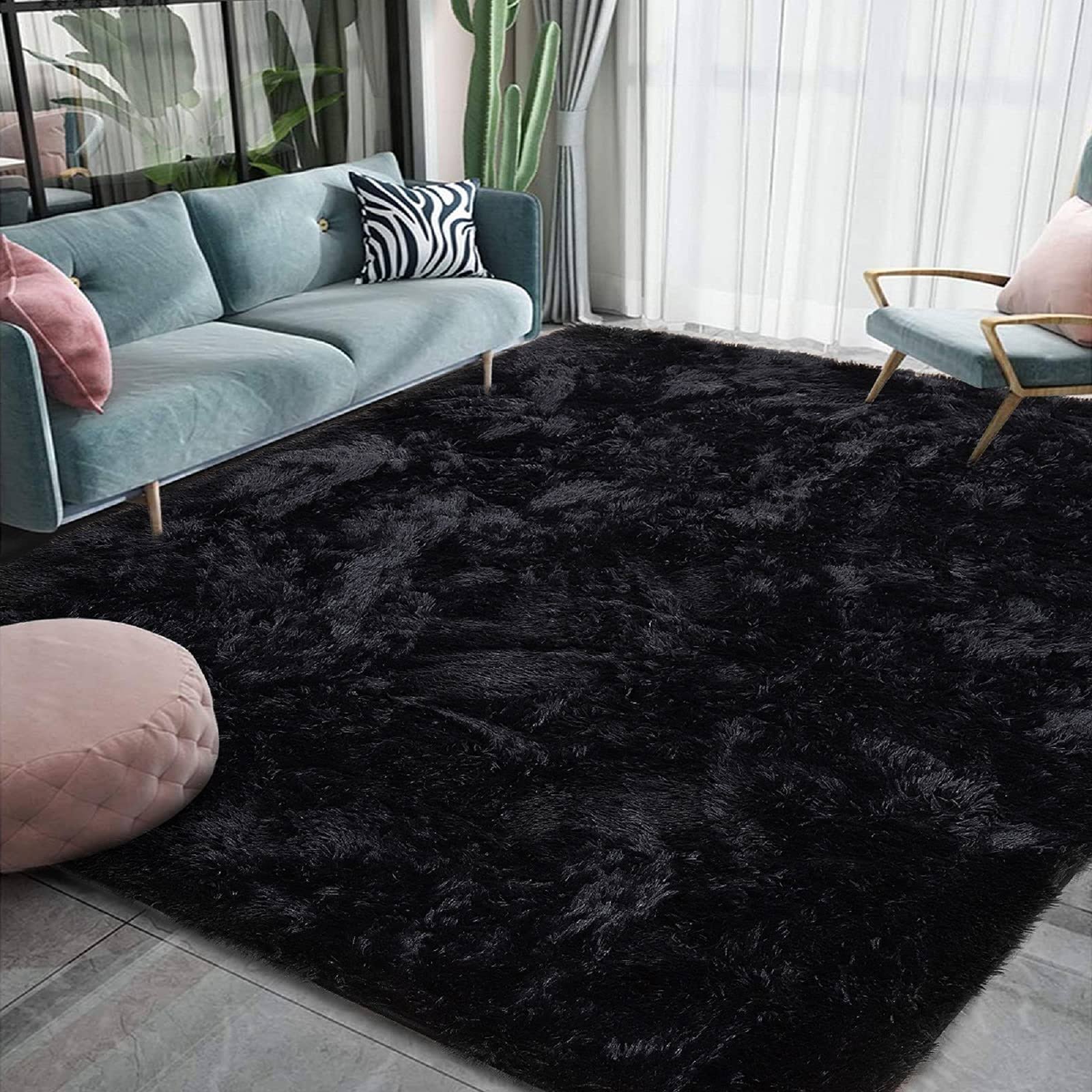 Homore Luxury Fluffy Area Rug Modern Shag Rugs for Bedroom Living Room, Super Soft and Comfy Carpet - Product image 1