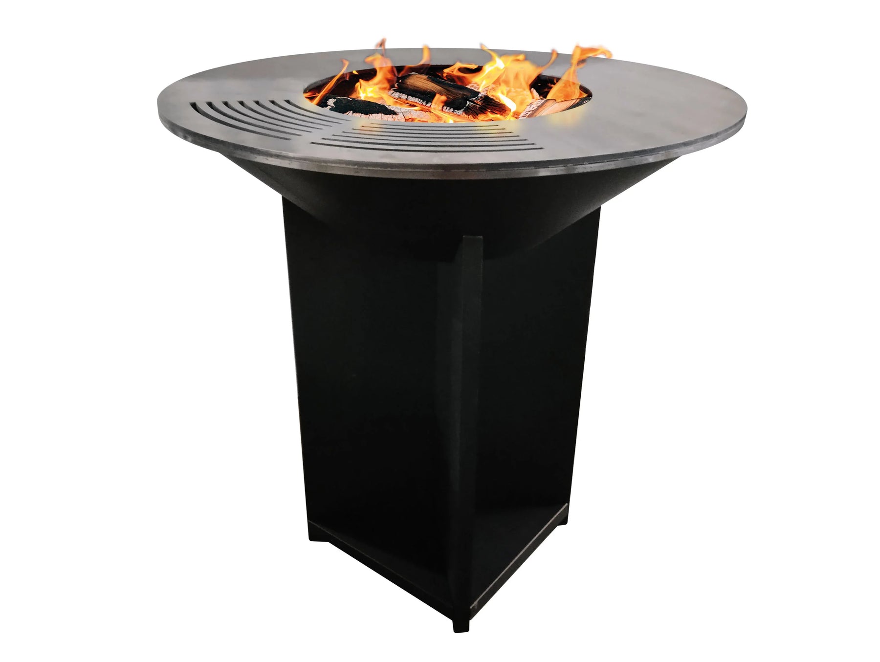 Large barbecue with 100 cm steel plate -