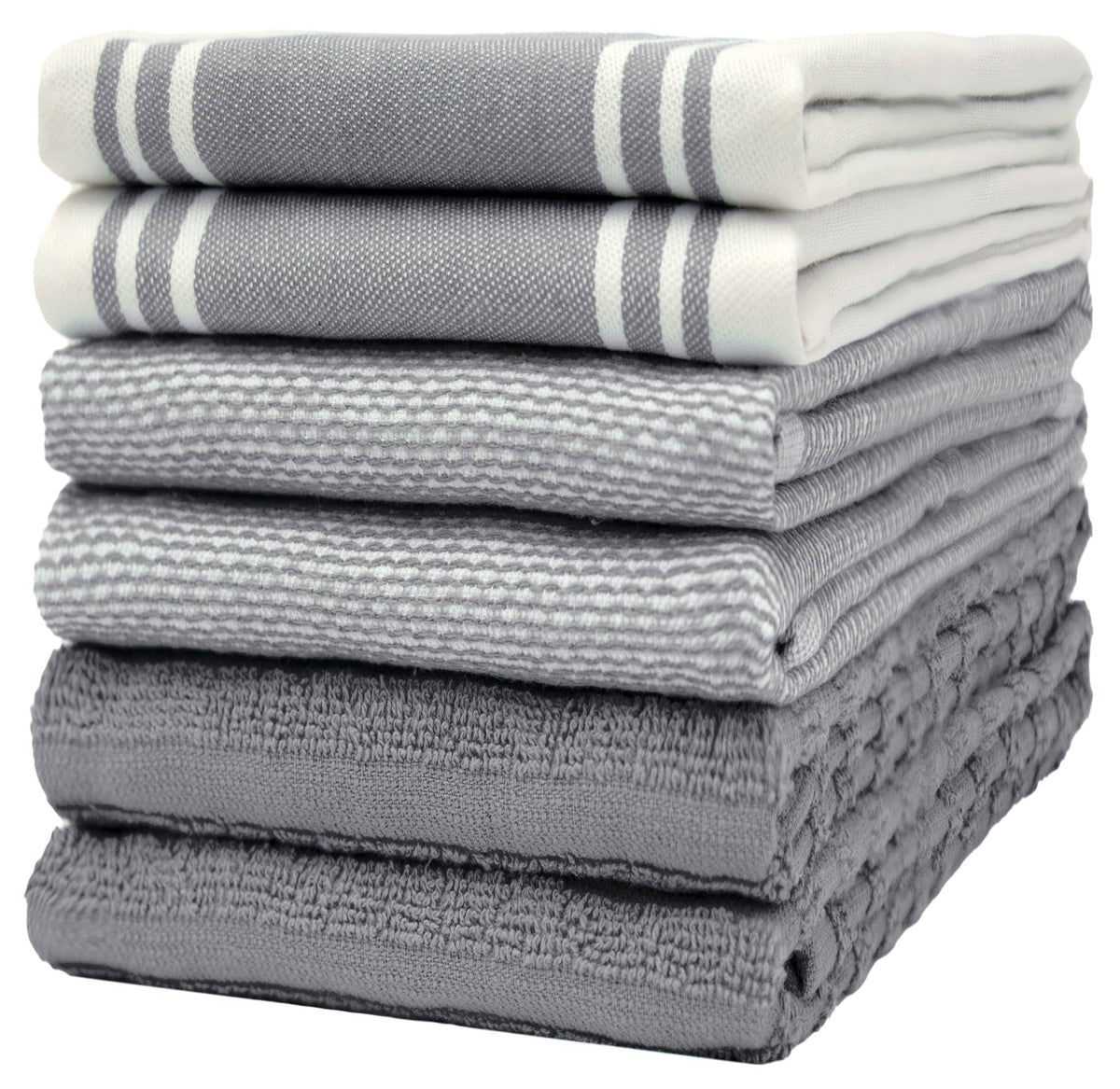 Bumble Towels Premium Kitchen Towels (20Ax 28A, 6 Pack) - Large Cotton Kitchen Hand Towels - Product image 1