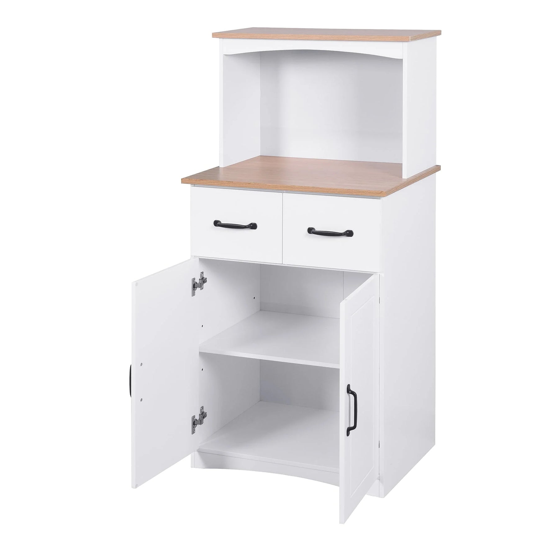 Kitchen Storage Cabinet Pantry Cabinet, White Storage Cupboard Pantry with 2 Doors - Product image 6