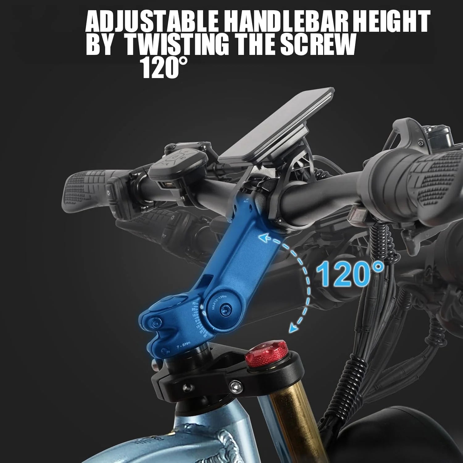 Dual Motors AWD 2000W Electric Bike for Adult 26'' UL2849 48V 30AH E - Product image 14