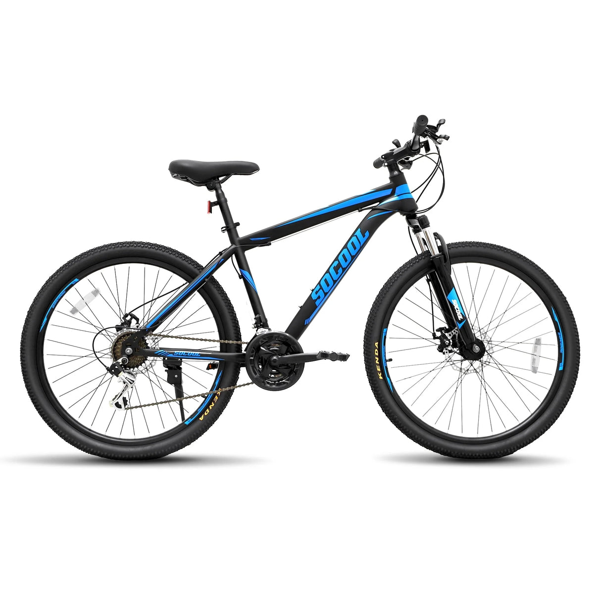 26 in Adult Mountain Bike, 21 Speeds Disc Brakes, 17" Frame and Dual Disc Brake MTB Bicycle for Men Women - Product image 1