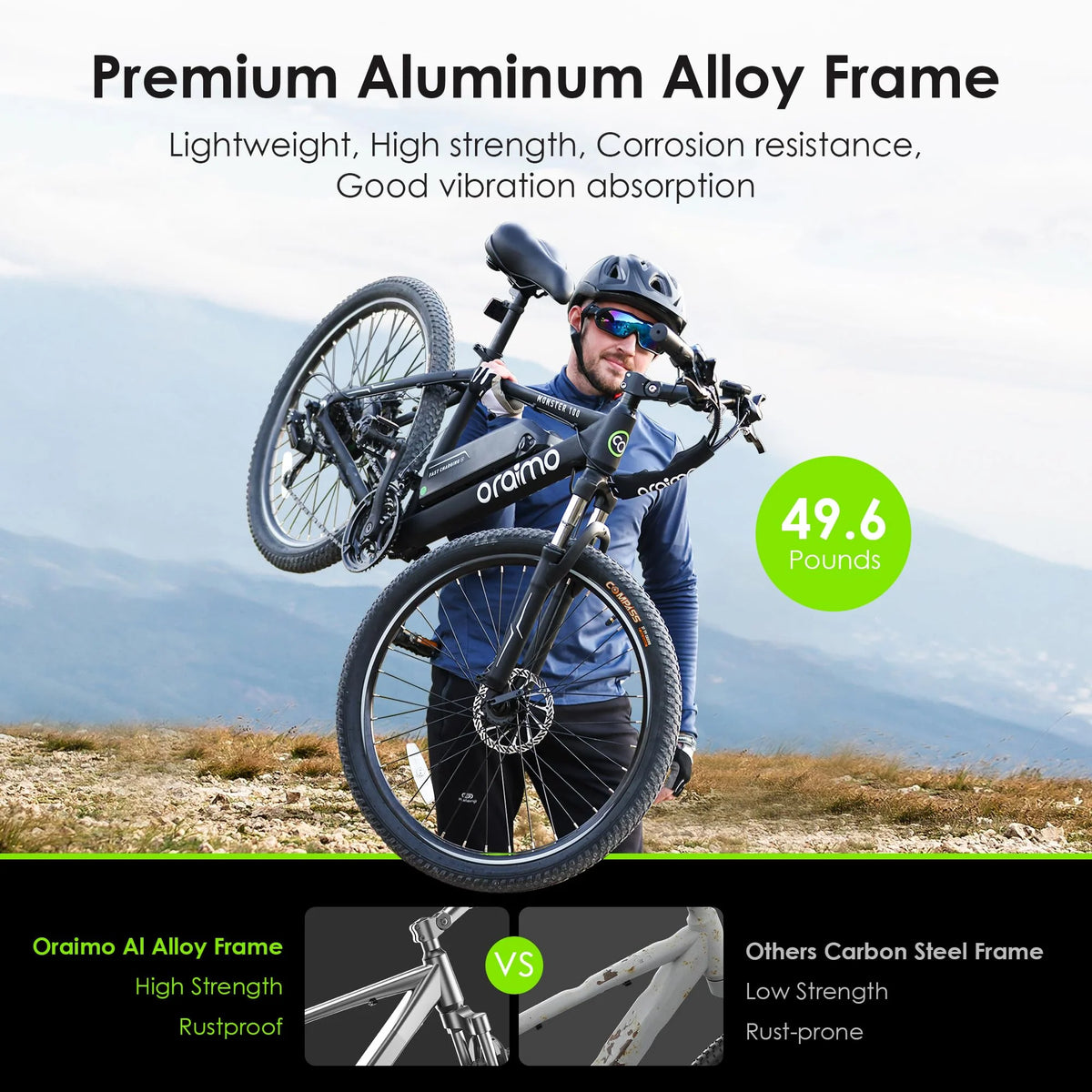 Oraimo Electric Bike for Adults with 350W BAFANG Motor - Product image 6