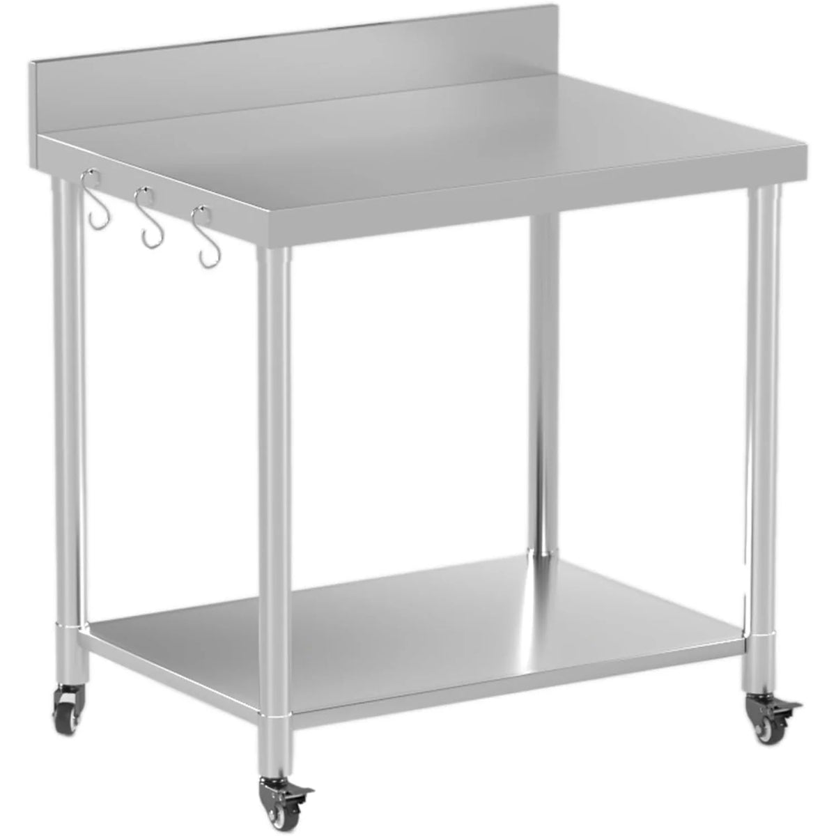 AECOJOY Stainless Steel Table 36"x30" with Backsplash and Knife Blocks Prep Tables for Commercial Kitchen - Product image 7