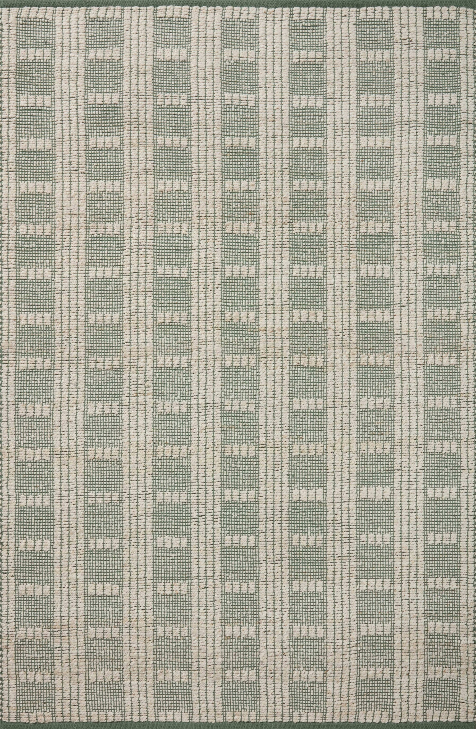 Angela Rose x Loloi 2'6" 8'0" Ivory/Sage Colton CON-03 Runner Area Rug