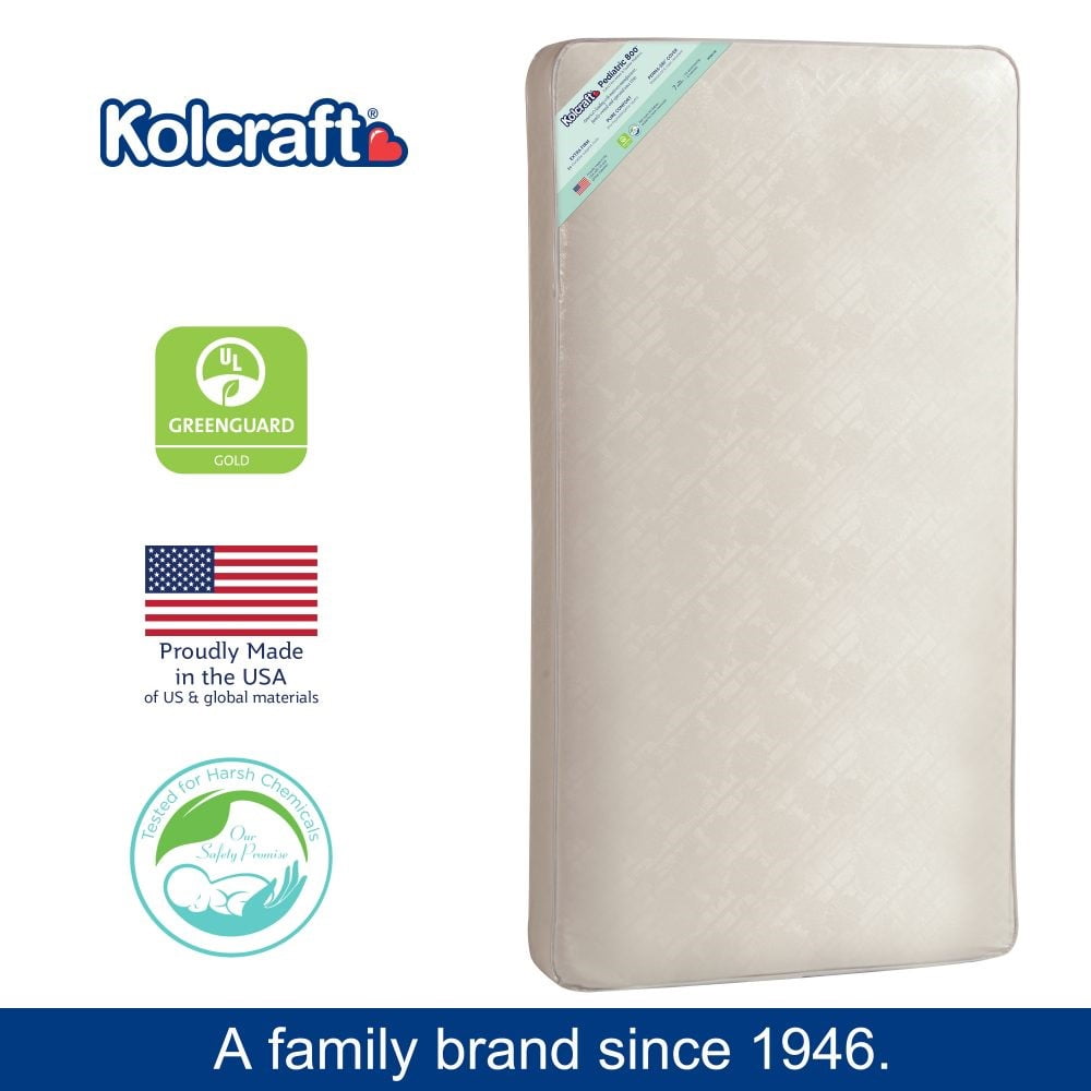 Pediatric 800 Extra Firm Ultra Deluxe. 80 Coil Crib and Toddler Mattress. White - Product image 13