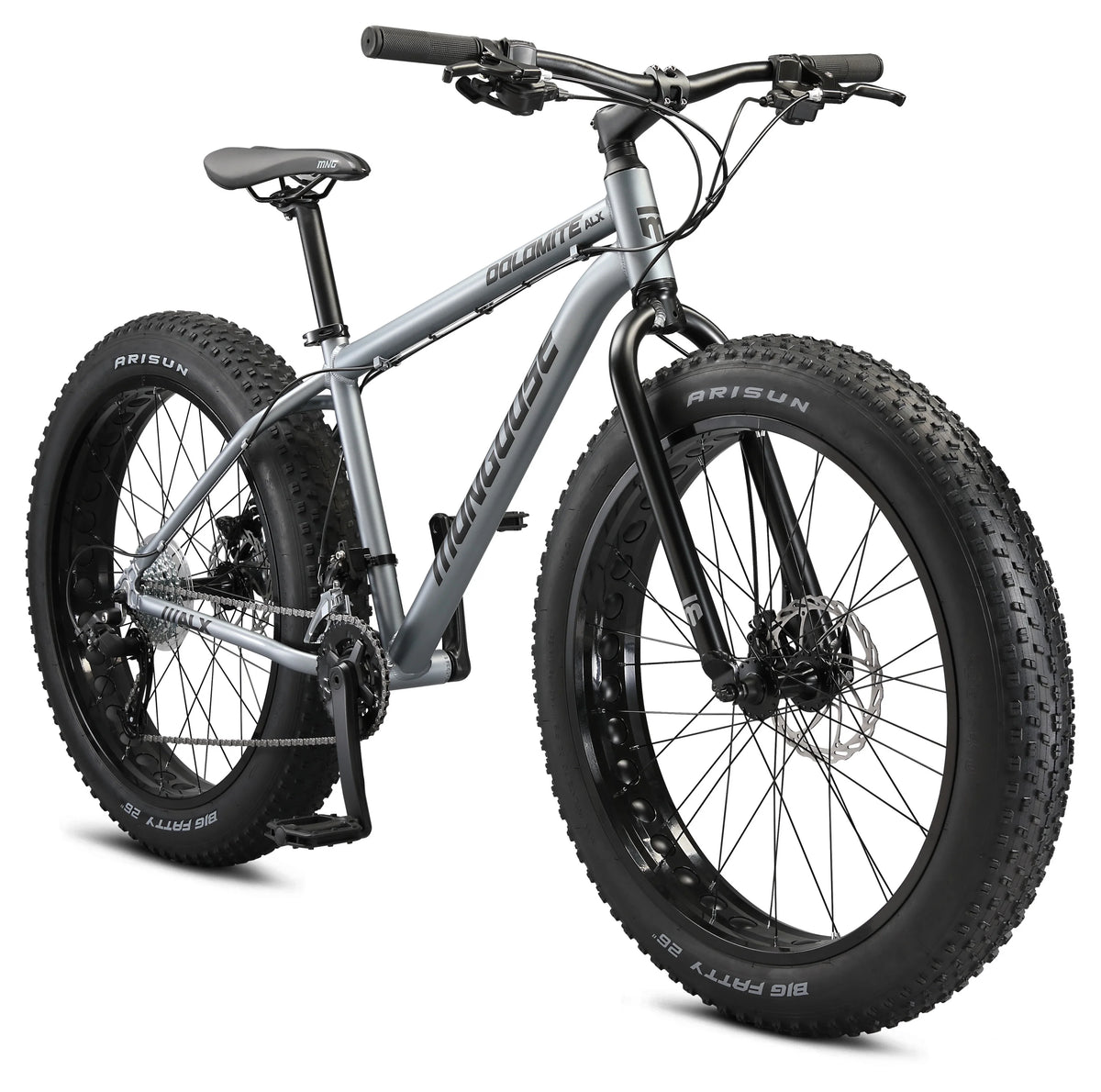 26 - In. Dolomite ALX Unisex Fat Tire Mountain Bike, Gray