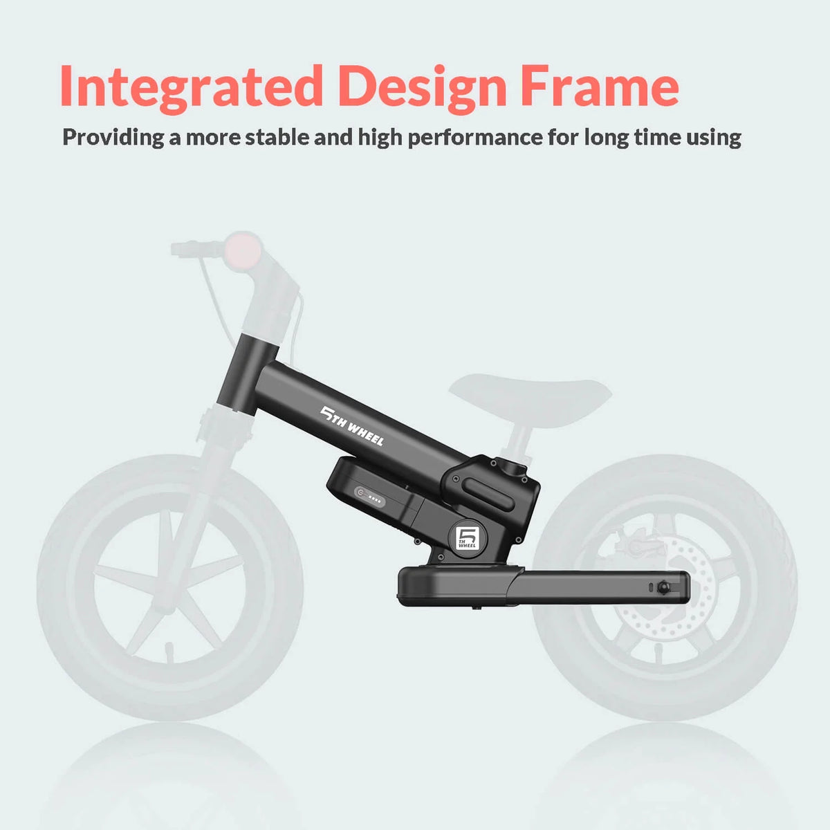 5th Wheel KB09 150W Electric Balance Bike for Kids, Black - 12" Pneumatic Tire with Dual Brake - Product image 6