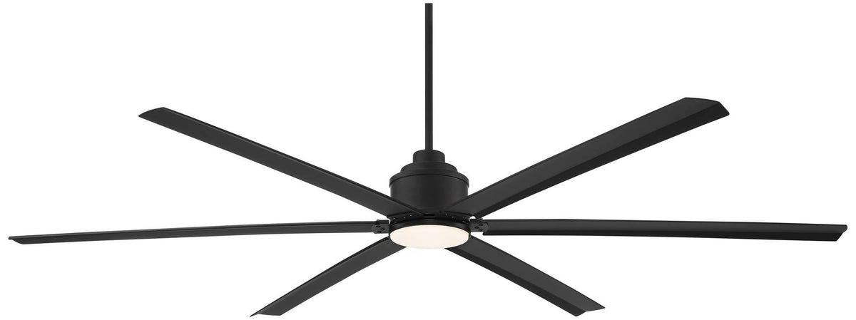 Casa Vieja 84" Ultra Breeze Modern Industrial Outdoor Ceiling Fan with Dimmable LED Light Remote Control - Product image 1