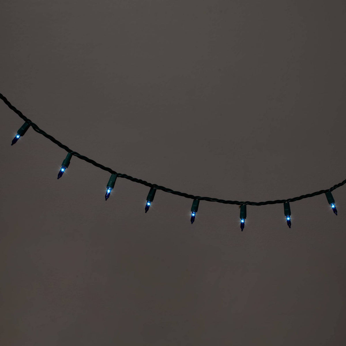 100ct Incandescent Smooth Mini Christmas String Lights Blue with Green Wire - Wondershop - Product image 1