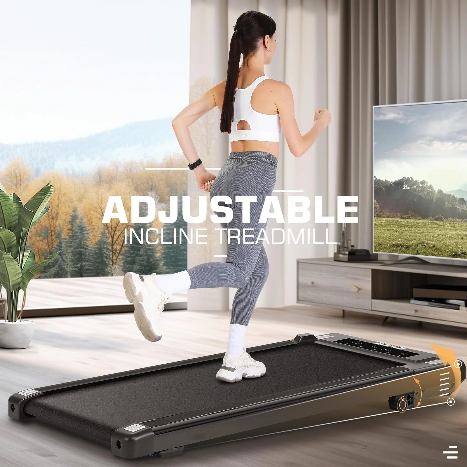 Under Desk Treadmill with Remote Control, LED Touch Screen Treadmill Ultra - Quiet - Product image 2