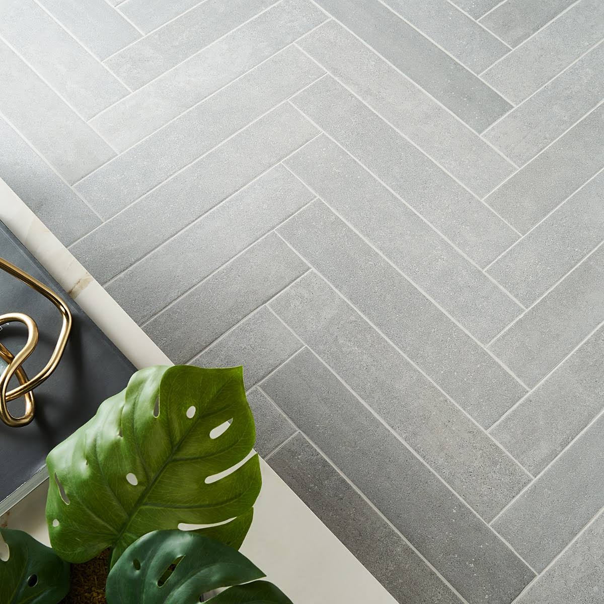 Ivy Hill Tile Texstone Gris 4x19 Matte Gray Porcelain Subway Tile, Backsplash, Wall and Floor - Product image 1
