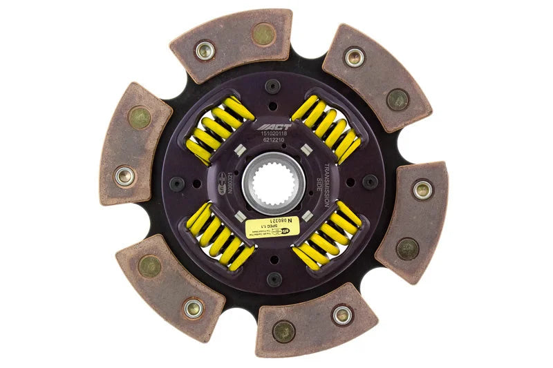 ACT 6212210 - 2000 Honda S2000 6 Pad Sprung Race Disc
