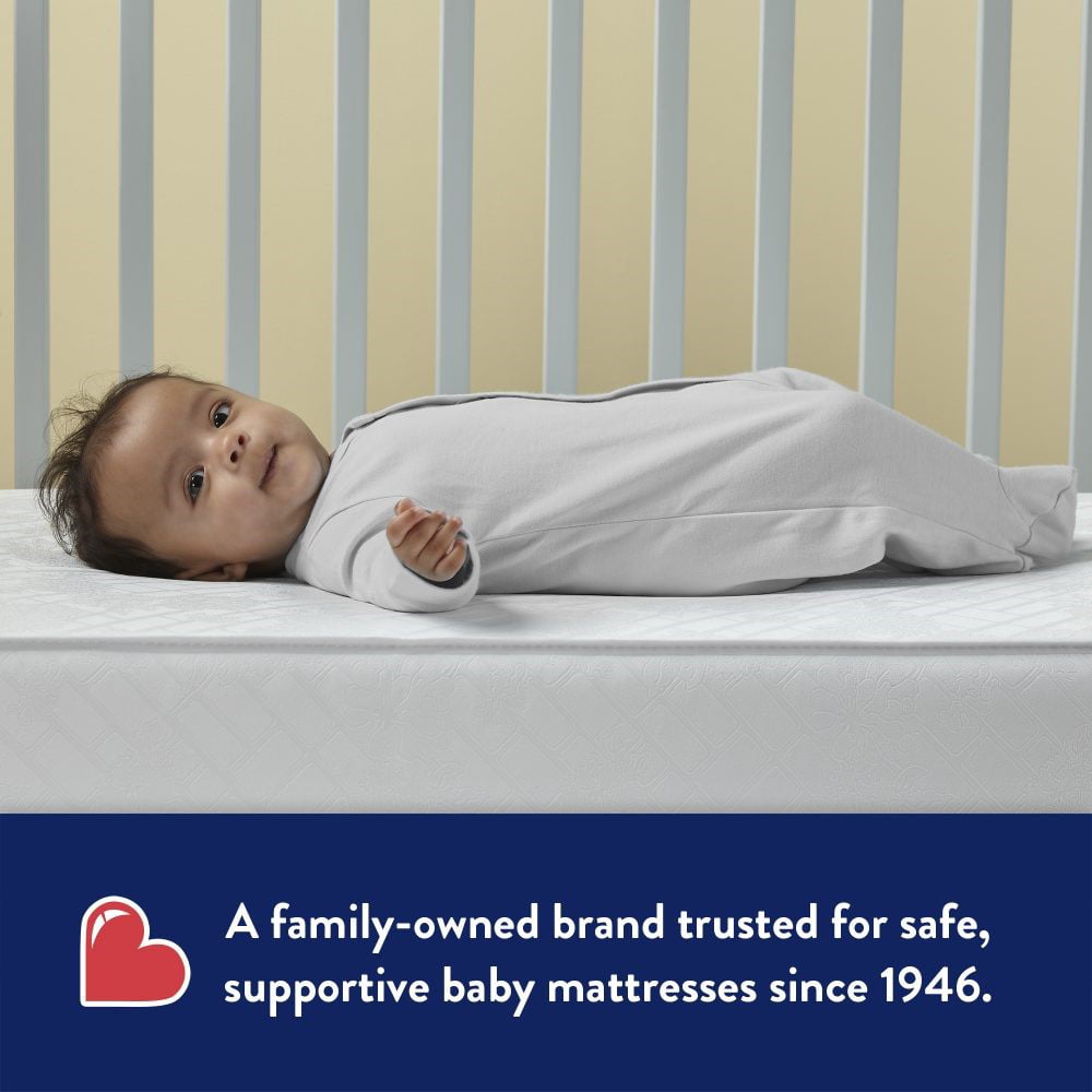 Pediatric 800 Extra Firm Ultra Deluxe. 80 Coil Crib and Toddler Mattress. White - Product image 12