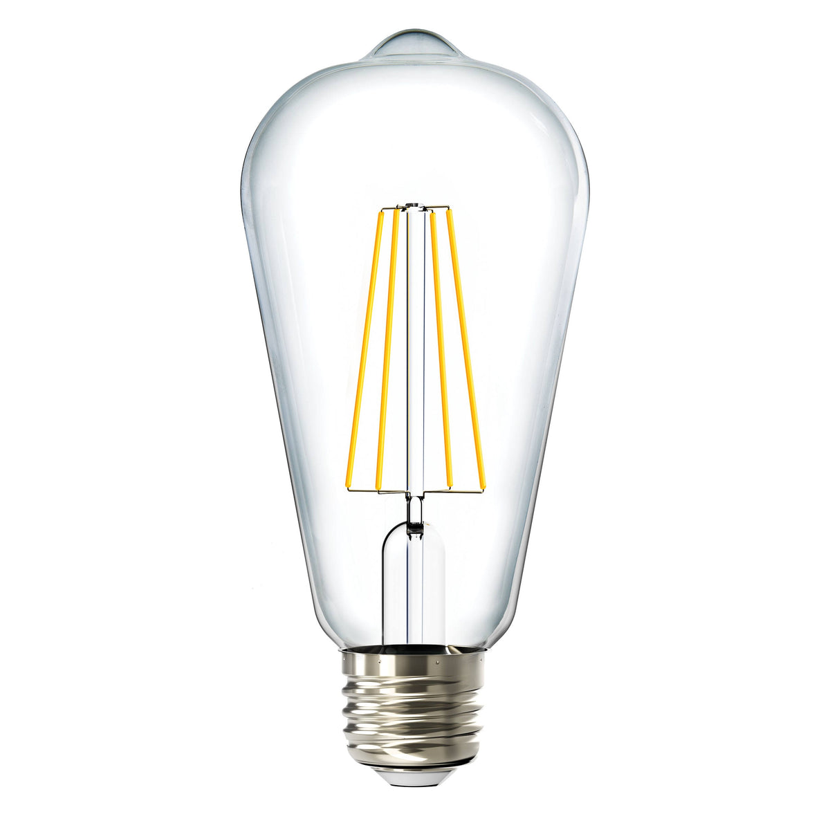 Sunco Lighting Vintage LED Edison Bulbs 60W Equivalent 8.5W 800lm Dimmable ST64 Filament 4000K Cool White - Product image 1