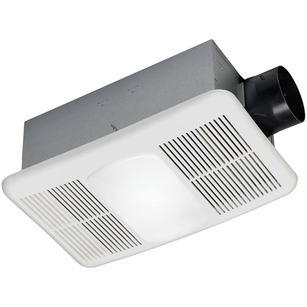 Utilitech 1.5-Sone 80-cfm White Bathroom Fan and Heater 0498842 - Product image 1