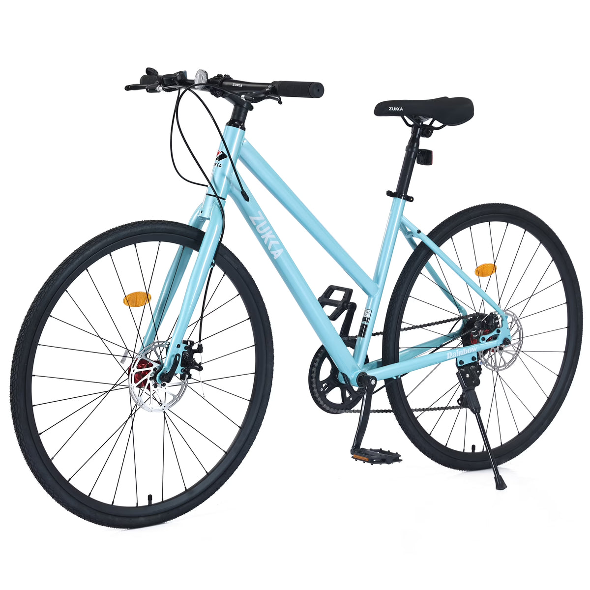 Outdoor Bike 7 Speed Hybrid Bike Disc Brake 700C Road Bike for Men Women'S City Bicycle - Product image 3