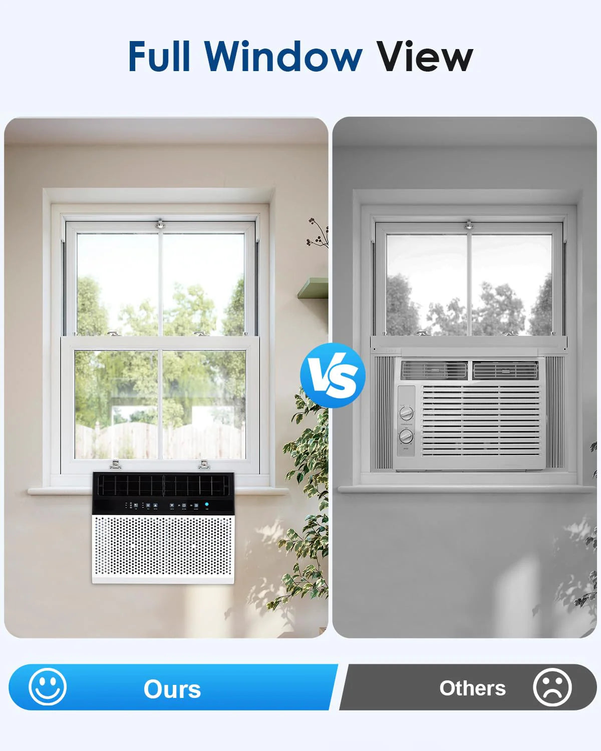 AECOJOY 10000 BTU Window Air Conditioner, Energy-Saving Window AC Unit, Cools up to 250 Sq. Ft - Product image 2