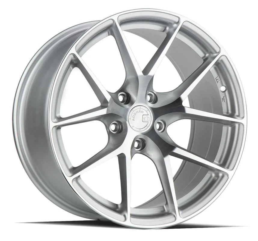 Aodhan AFF7 20" 5x112 Gloss Silver Machined Face