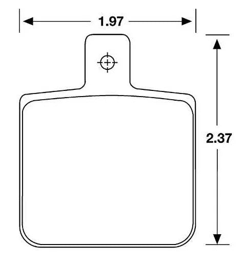 Hawk Performance HB104 Series Brake Pad