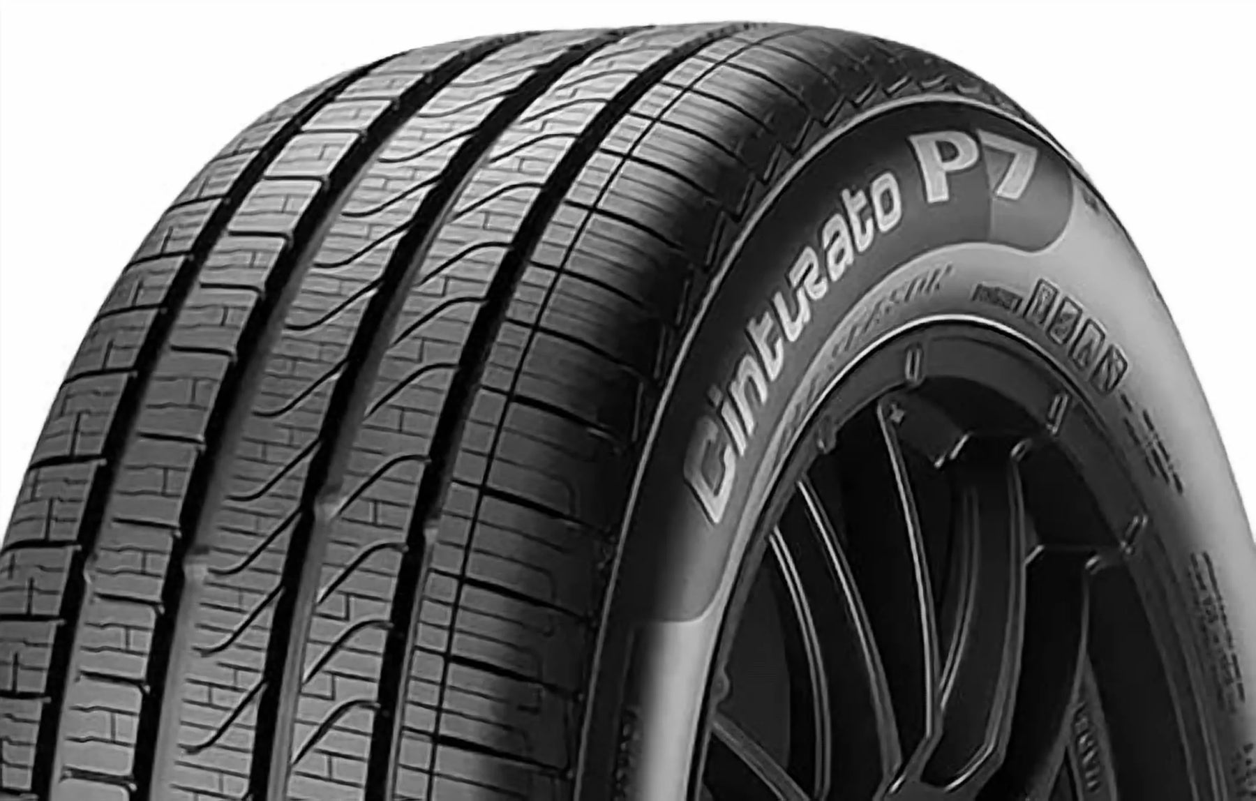 Set of 4 Pirelli Cinturato P7 All-Season 225/45R17 91V Run Flat Performance Tires P2462400 / 225/45/17 - Product image 2