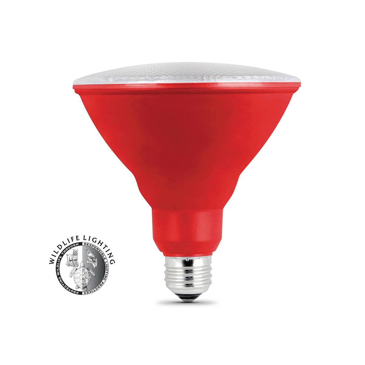 Feit Electric 8W Red PAR38 LED Bulb - Product image 1