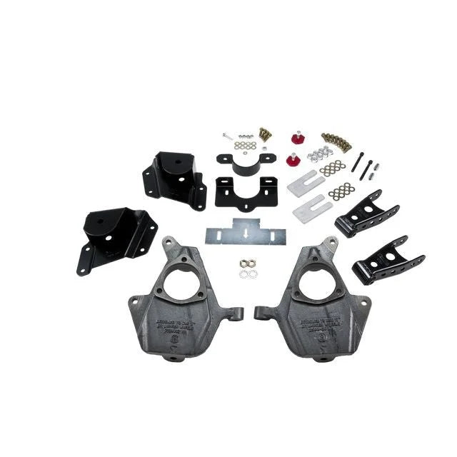 BELLTECH 658 LOWERING KITS Front And Rear Complete Kit W/O Shocks 1999-2006 Chevrolet Silverado/Sierra (Ext Cab) 2 in. F/3 in. R drop W/O Shocks