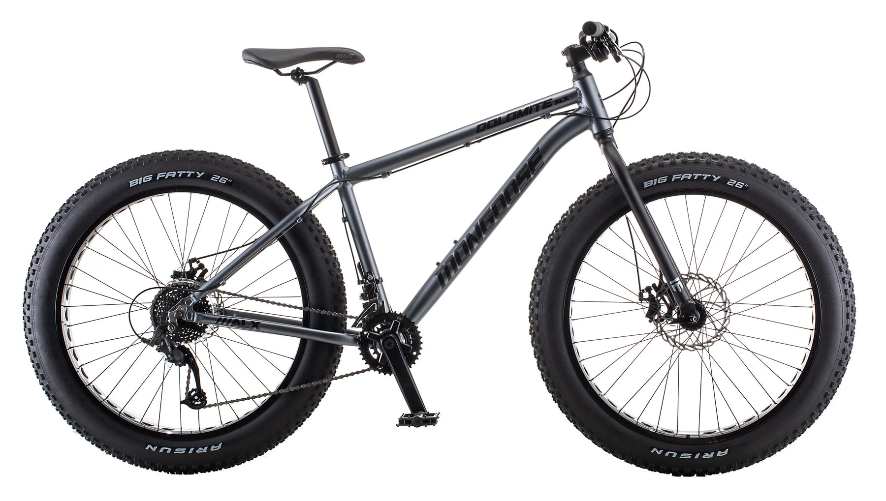 26 - In. Dolomite ALX Unisex Fat Tire Mountain Bike, Gray