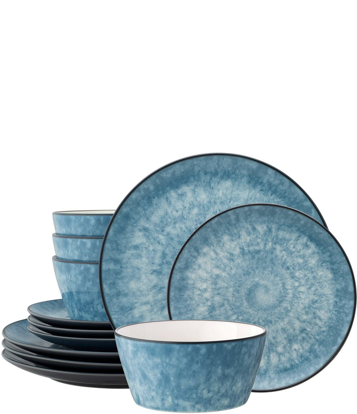 Noritake Colorkraft Essence 12 Piece Dinnerware Set, Service for 4 - Azurite - Product image 1