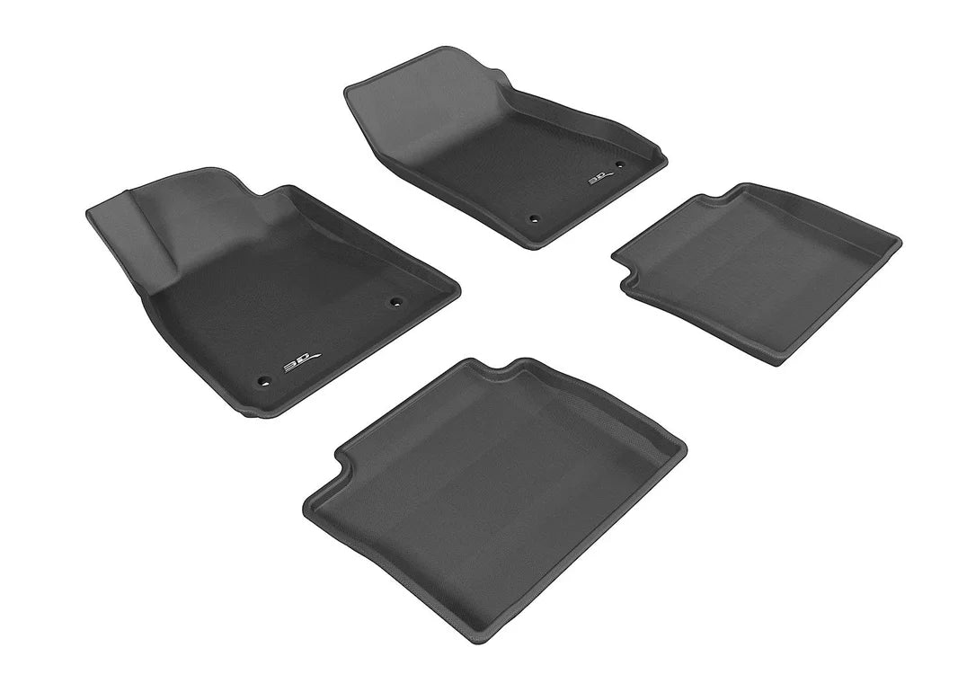 3D MAXpider L1CH04201509 - 2014-2020 Chevrolet Impala Kagu 1st & 2nd Row Floormats - Black