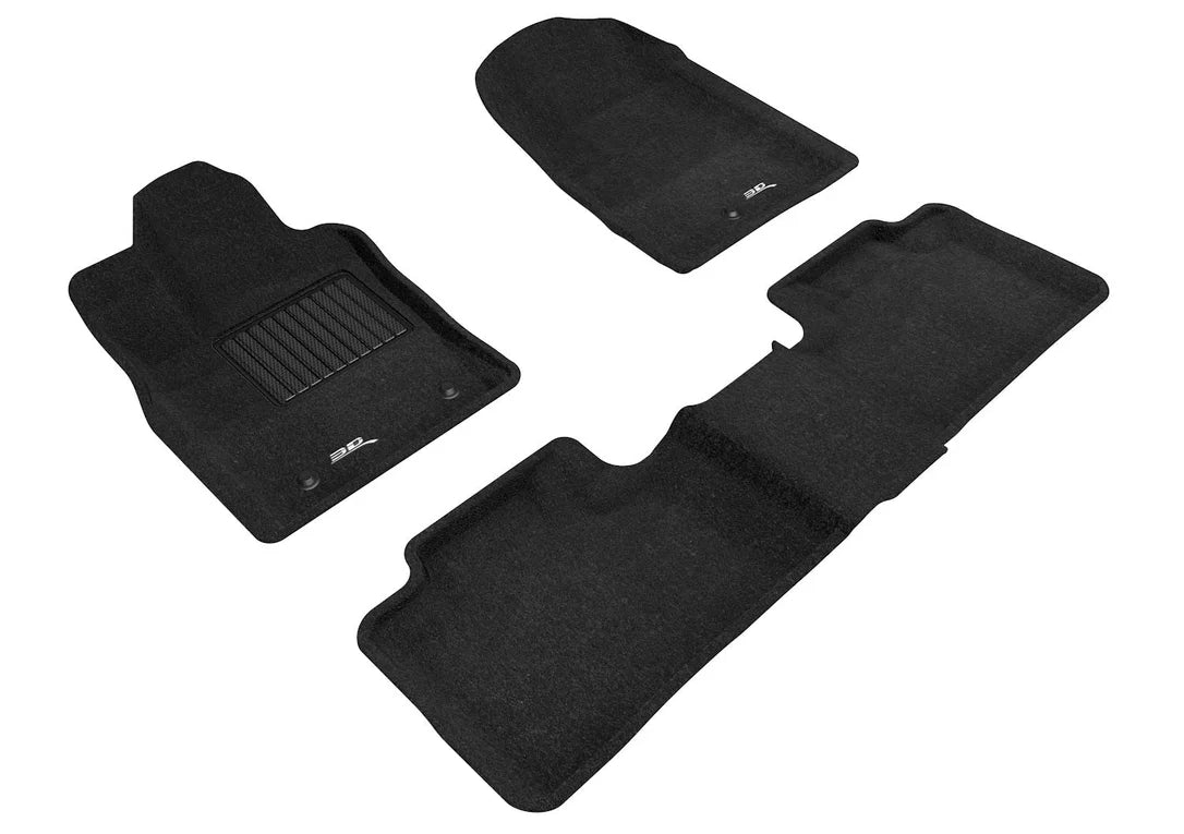 3D MAXpider L1DG01304709 - 12-23 Dodge Durango 5-Seat Elegant Black R1 R2 (2 Posts On Front Passenger Floor)